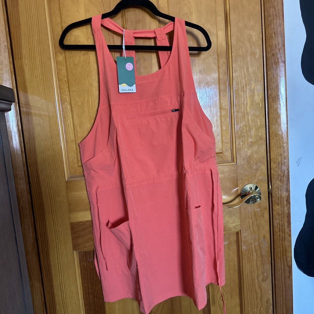 Halara Softlyzero Plush Dress And Shorts Set Womens L‎ Lounge Comfort NEW Coral